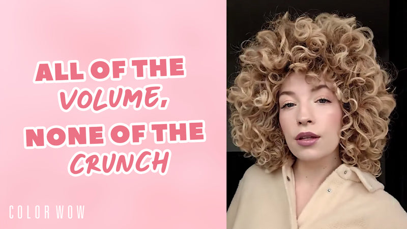 How to Style Curly Hair for Major Volume | Curly Hair Volume Routine ...