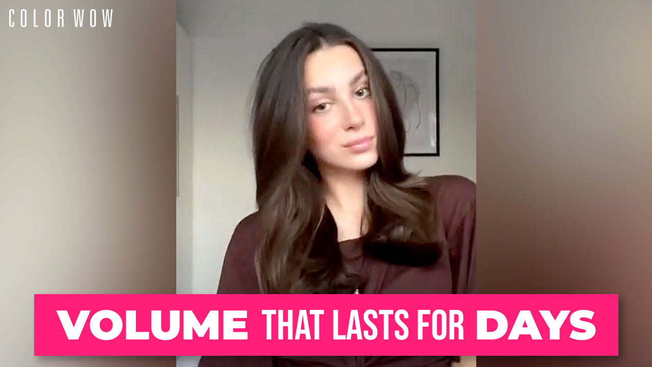 Go From Flat Hair to Voluminous Hair with Color Wow