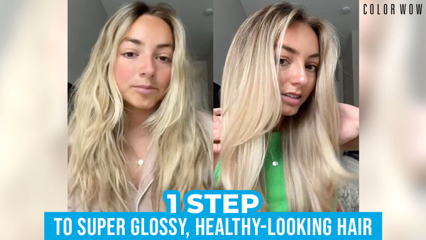 Shiny Healthy Hair in One Blowout with Dream Coat