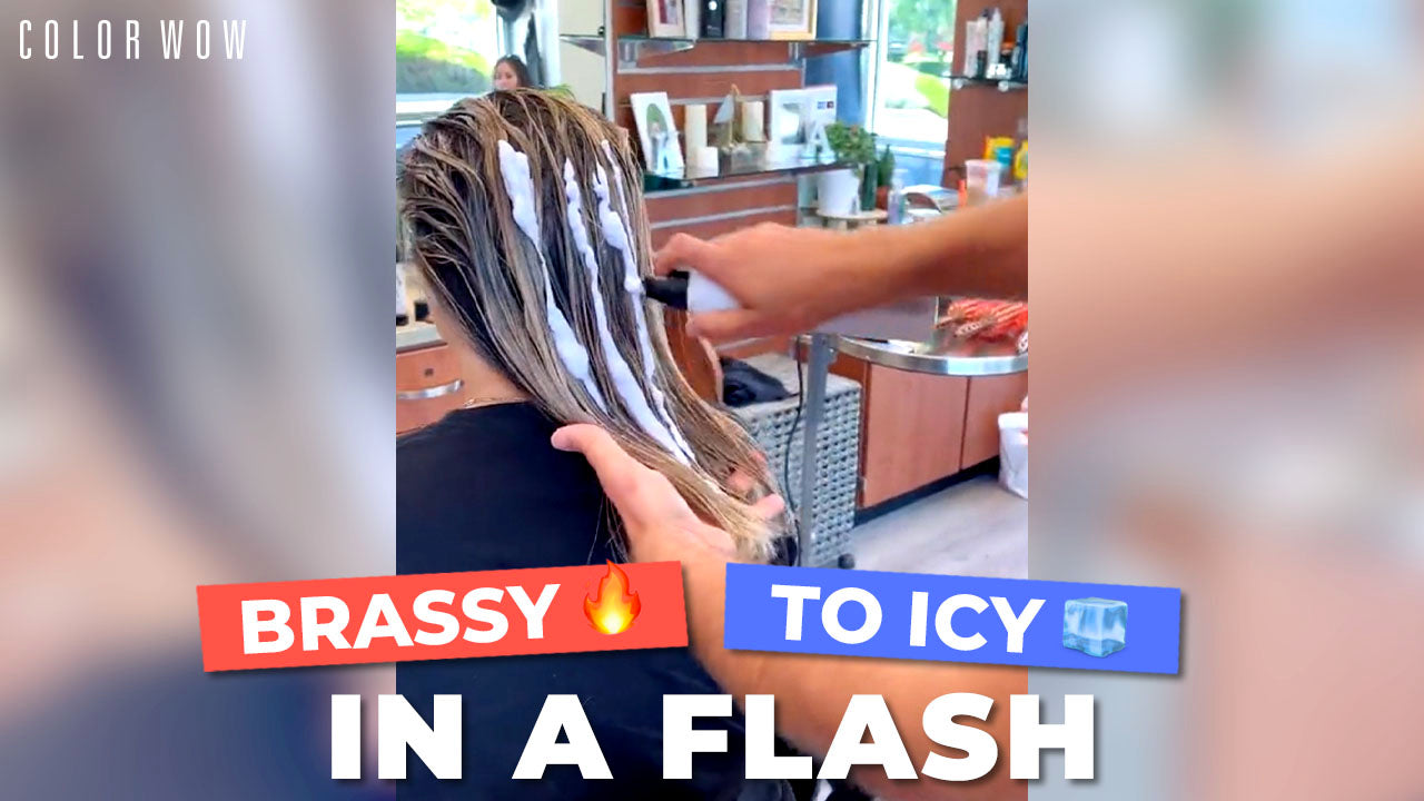 How to Fix Brassy Hair & Get Back to Icy Blonde