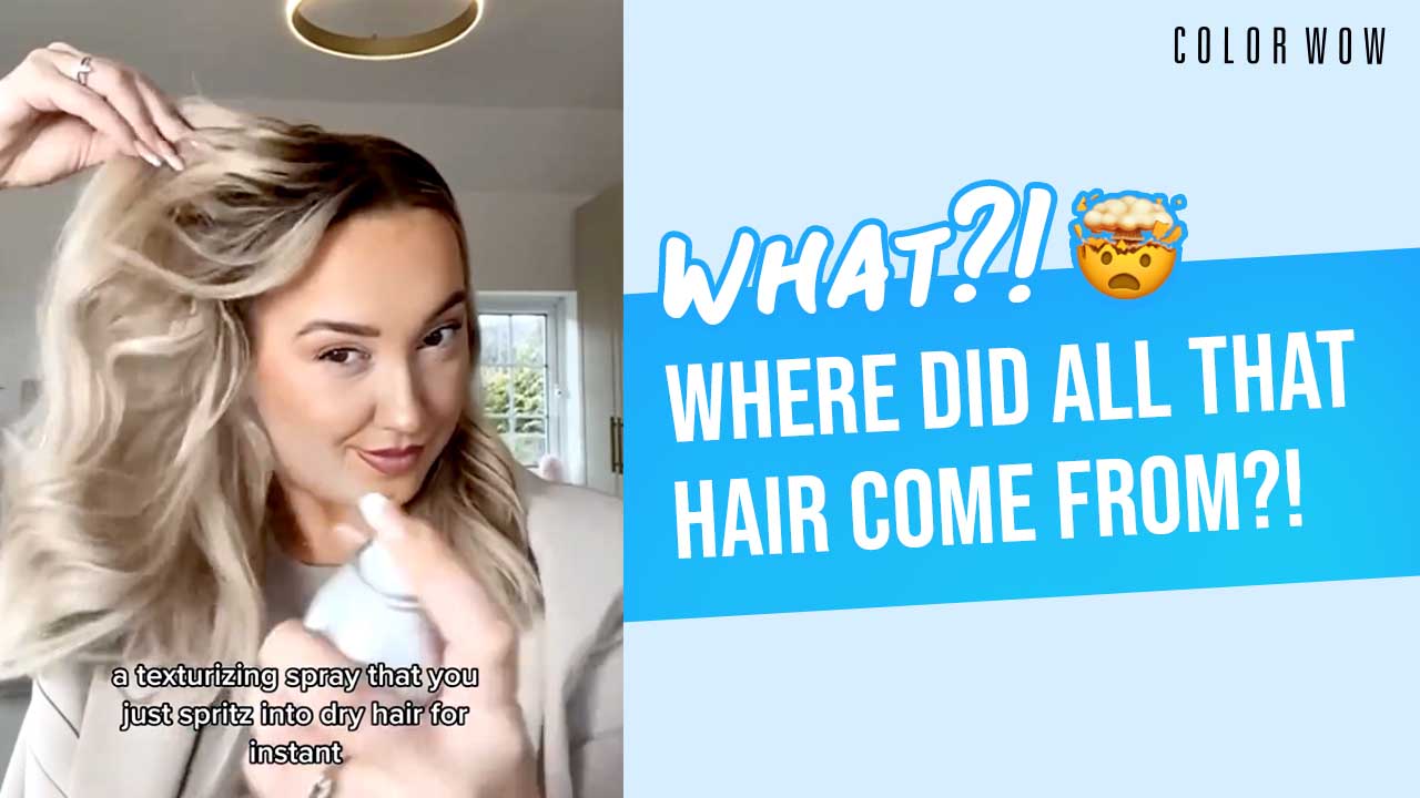Add Volume to Hair with Style on Steroids | Color Wow