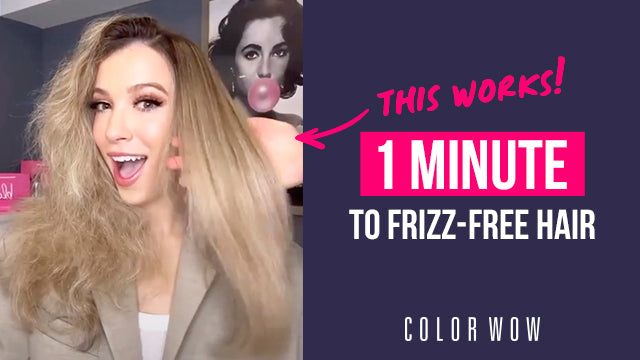 How to Use Color Wow One Minute Transformation | Color Wow