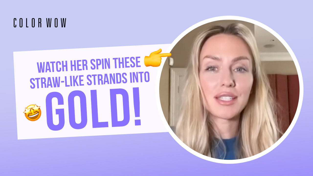 Color Wow Dream Coat Tutorial: Shiny Blonde Hair | Color Wow