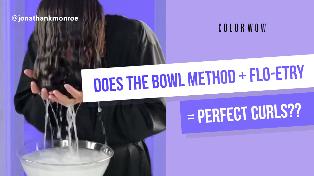Get Silky & Glossy Curls with Color Wow Flo-etry: Tutorial by @jonathankmonroe
