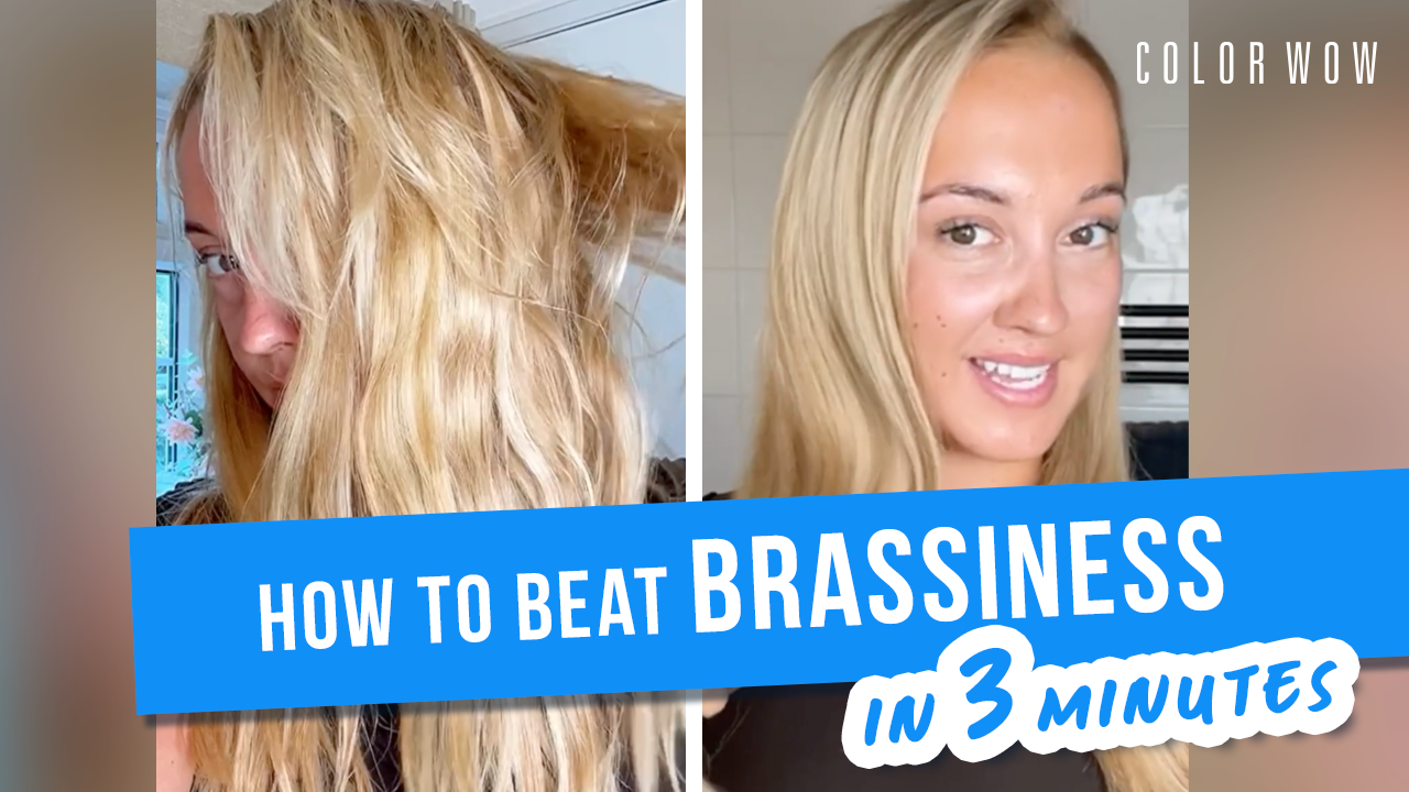 Banish Brassy Tones with Color Wow Dream Filter ft. @laurenaamara
