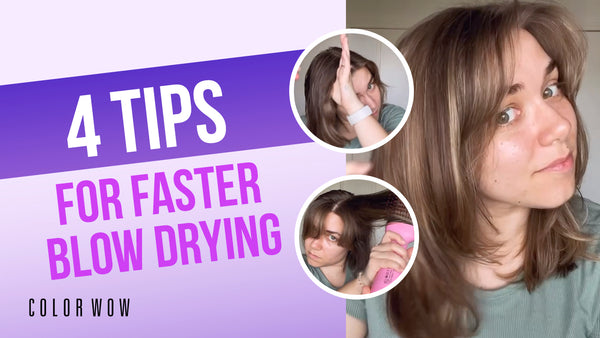Cut Your Blow-Drying Time with Color Wow Speed Dry Spray ft. @emmacasagrande1
