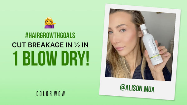 Revitalize Damaged Hair: @alison.mua's Guide to Using Color Wow Kale Cocktail