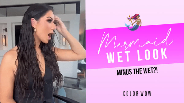 Achieve the Wet Hair Look with Color Wow Pop & Lock ft. @joseph_maine