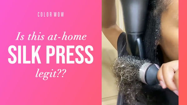Silk Press at Home: Aaliyah's Extra Strength Dream Coat Transformation for Smooth, Shiny Hair