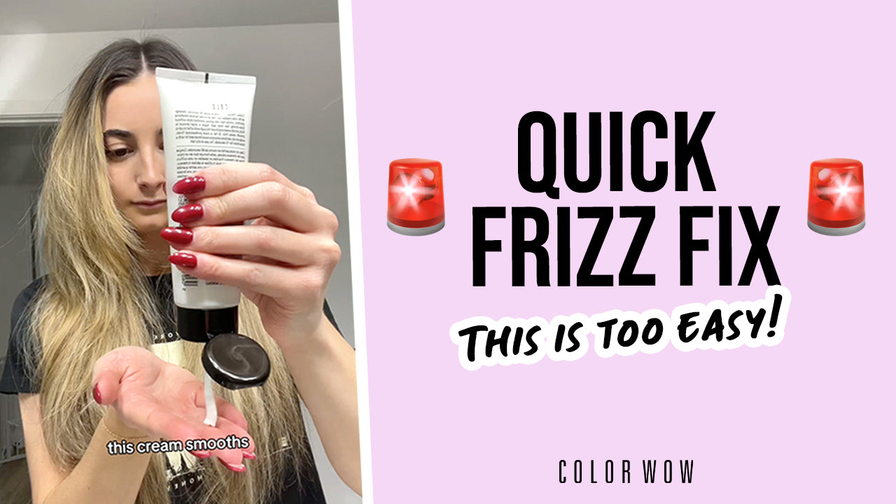 Hack For Smoothing Winter Hair: Ahna's One Minute Transformation Tutorial