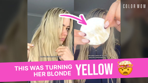 Keep Your Blonde Bright: Connie's Brassiness Fix with Color Wow Dream Filter