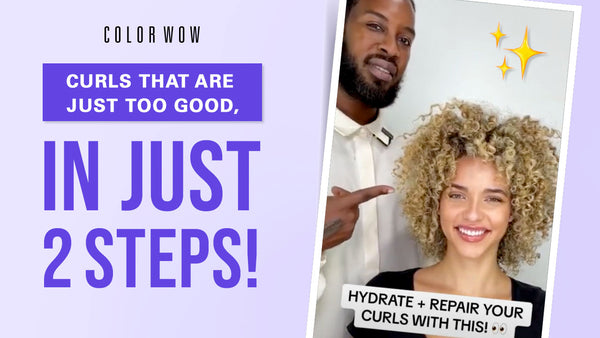 How to Use Curl Wow Flo-etry and Coco-Motion Conditioner to Hydrate Curly Hair