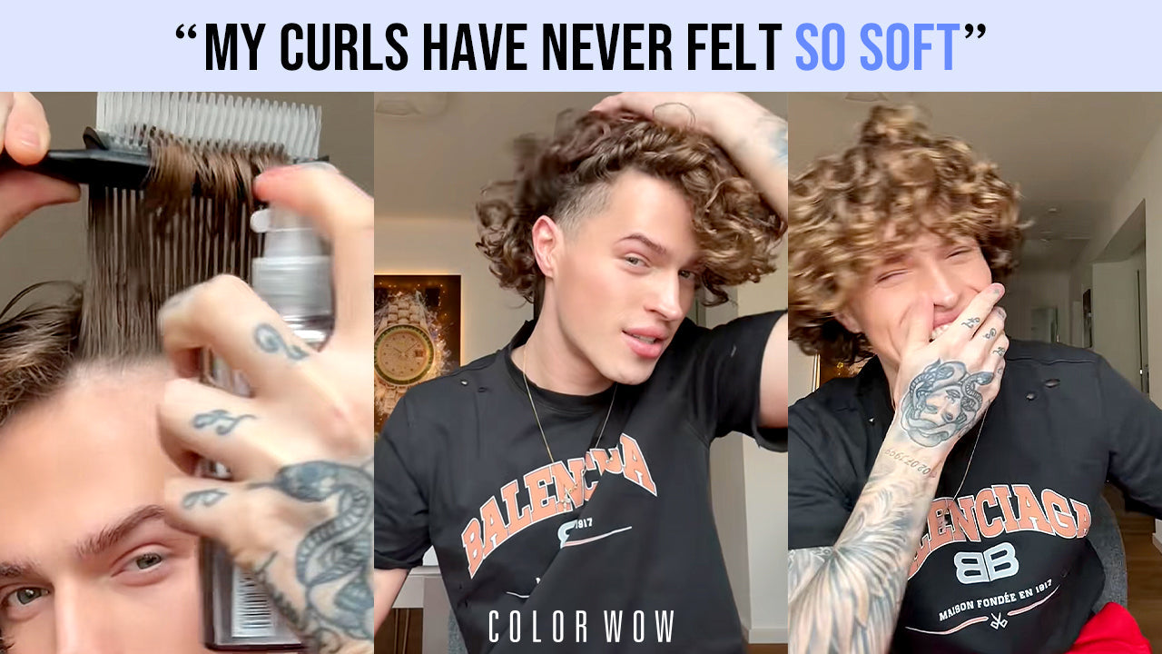 Guys, This Is How to Style Your Curls Using Color Wow Dream Coat for Curly Hair
