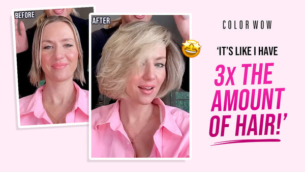 Flat to Full in One Step: How to Thicken Fine Hair Using Color Wow Carb Cocktail