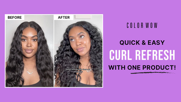 How to Do a Quick & Easy Curl Refresh Using Curl Wow Shook Mix & Fix Bundling Spray