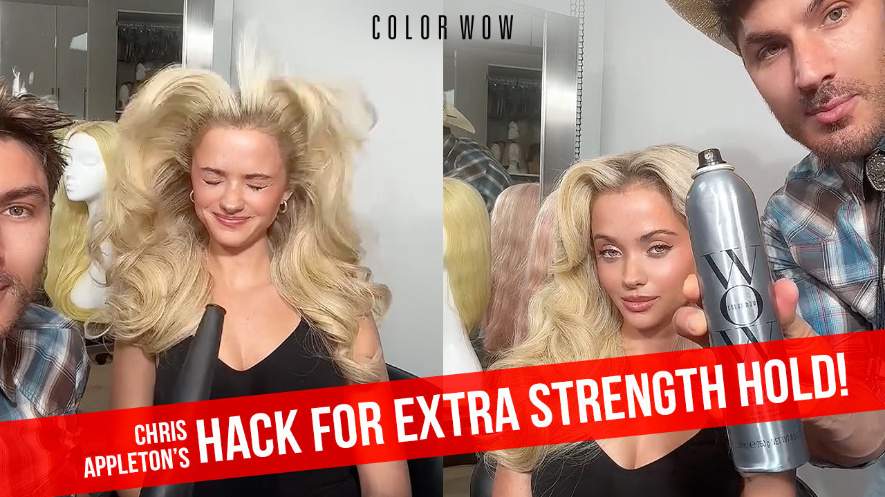Chris Appleton Tests NEW Texas Hold ‘Em | Color Wow’s Strongest Hairspray