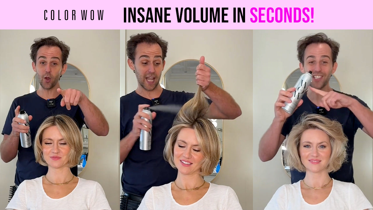 Pro Stylist Giles Demonstrates Major Volume Hack for Flat Hair Using Style on Steroids