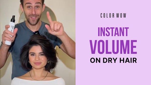 How to Get Major Volume Without Washing Your Hair Using Color Wow Raise the Root