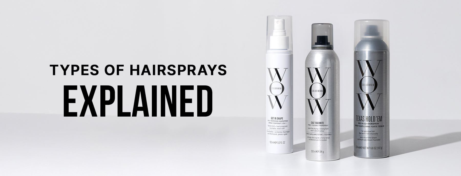 Types of Hairsprays Explained: How to Find the Right One for Your Style Goals