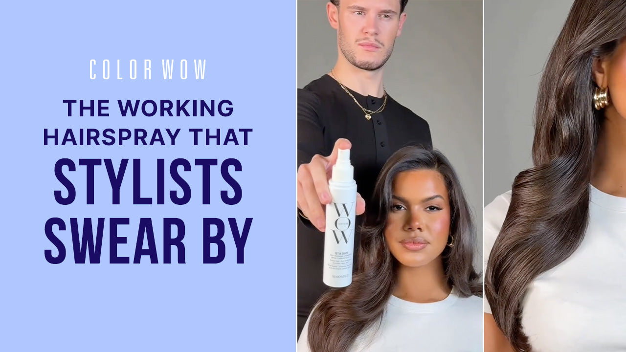 How to Add Volume & Flexible Hold to Flat Hair Using Color Wow Get in Shape