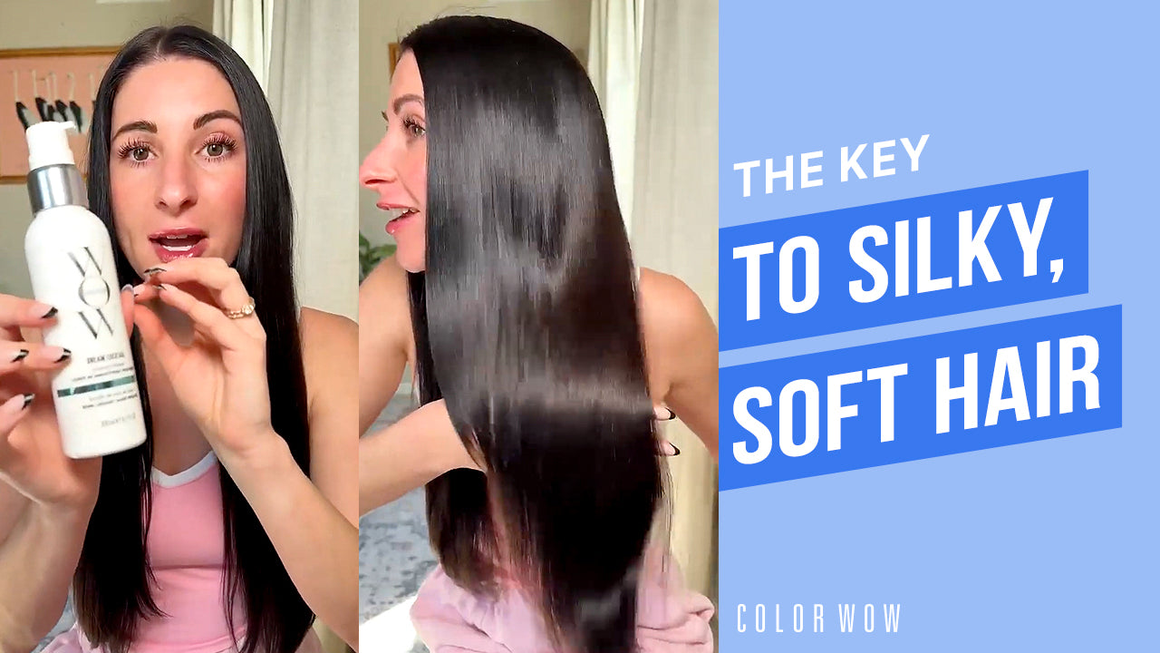 How to Moisturise Dry Hair with Color Wow Coconut Cocktail