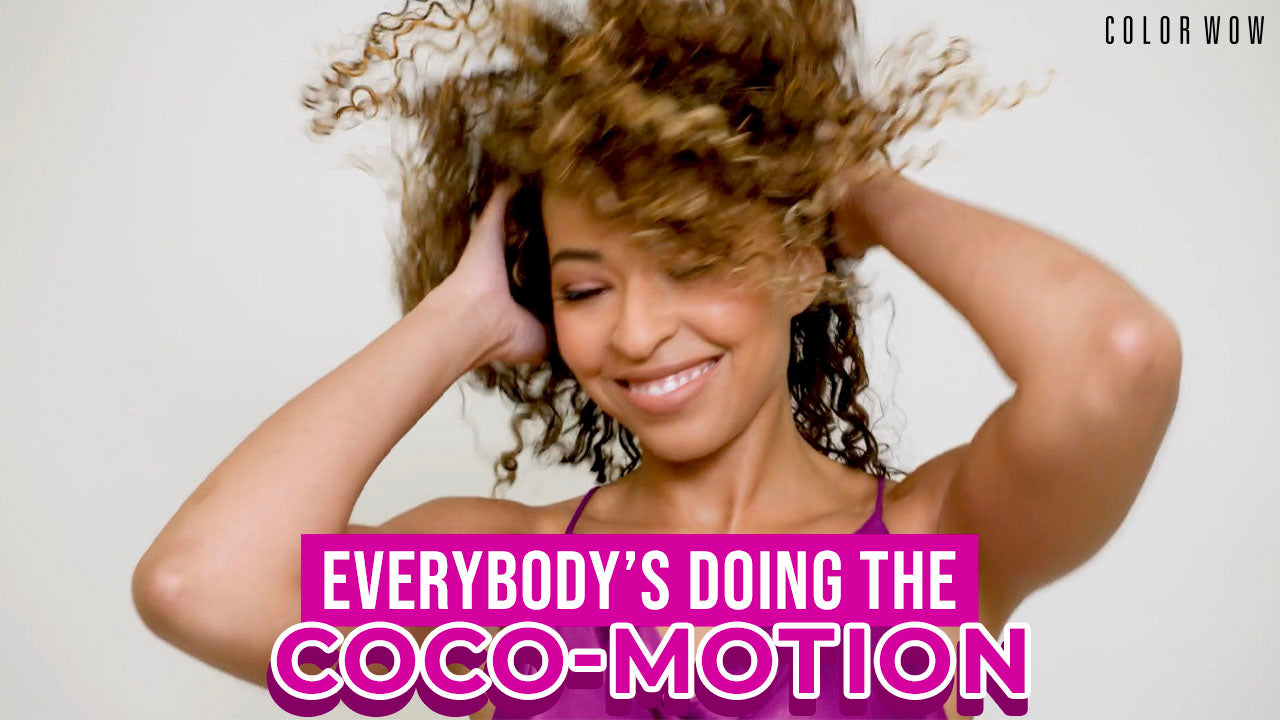 How to Condition Curly Hair with Cocomotion by Curl Wow