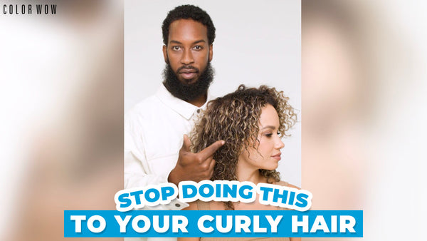 Frizzy curly hair: Products before and after you have to see