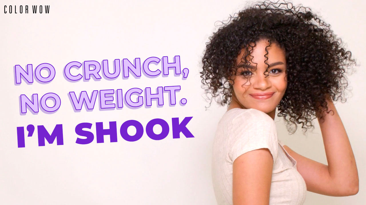 How to avoid crunchy curly hair with Shook by Curl Wow