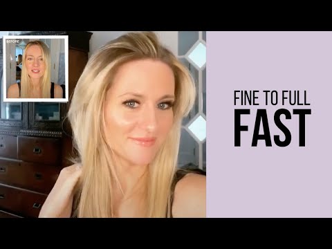 Hair Tips for Drying Fine Hair | How to Style Thin Hair | Blow Dry Hair Hacks