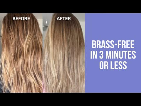 How to Get Brass Free Hair in 3 Minutes or Less