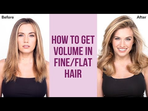 How to Get Volume in Fine, Flat Hair. Use This