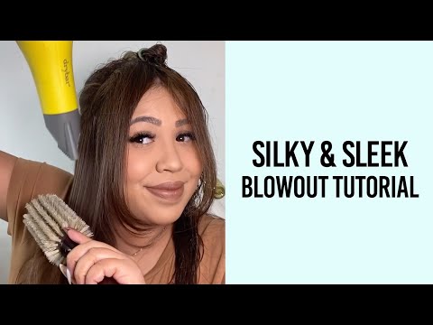 Silky, Sleek Anti-Frizz Blowout