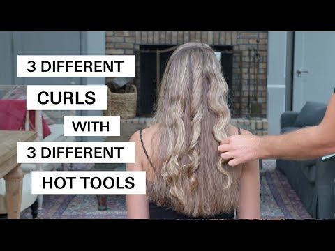 Get the Look: 3 Different Curls with 3 Different Irons