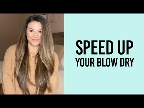 Blow Dry Hair Faster At Home | How to Save Time