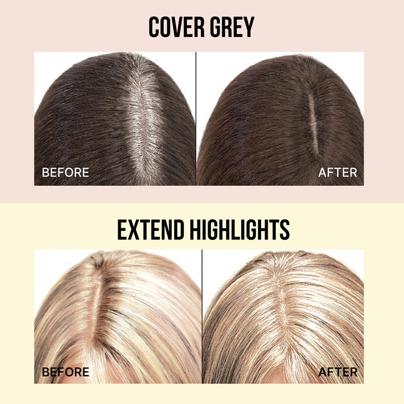 cover grey (before, after) extend highlights (before, after)