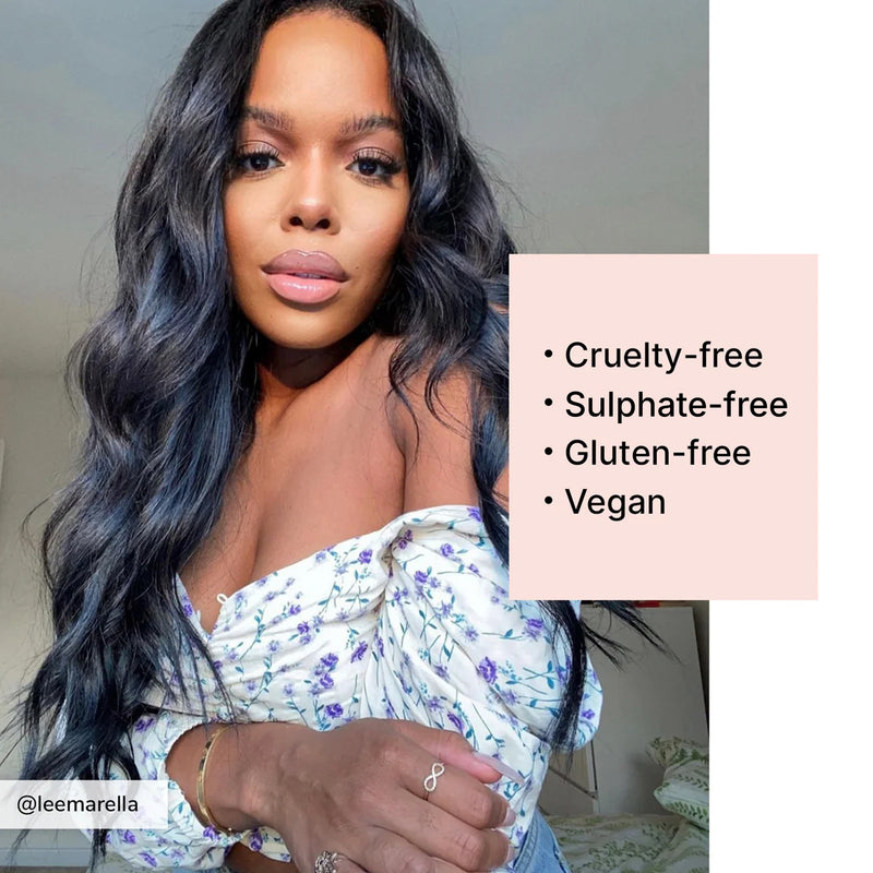 cruelty-free, sulphate-free, gluten-free, vegan